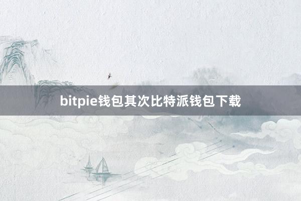 bitpie钱包其次比特派钱包下载