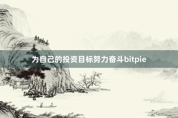 为自己的投资目标努力奋斗bitpie